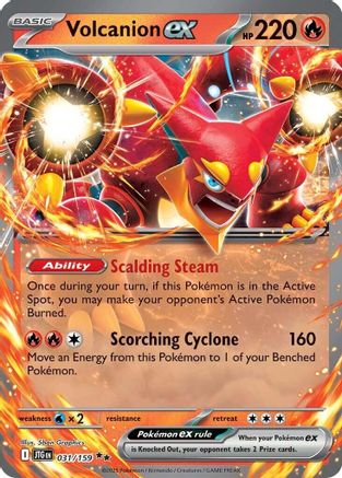 Volcanion ex - 031/159  - Double Rare - Holofoil