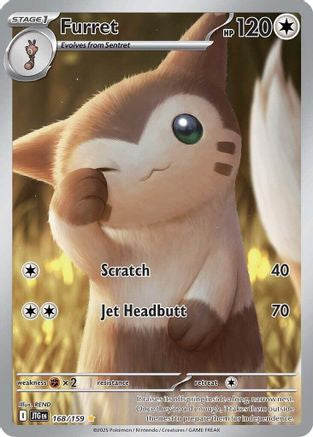 Furret - 168/159  - Illustration Rare - Holofoil