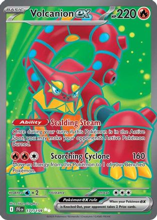 Volcanion ex - 171/159  - Ultra Rare - Holofoil