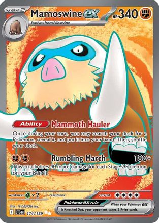 Mamoswine ex - 174/159  - Ultra Rare - Holofoil