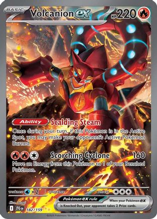 Volcanion ex - 182/159  - Special Illustration Rare - Holofoil