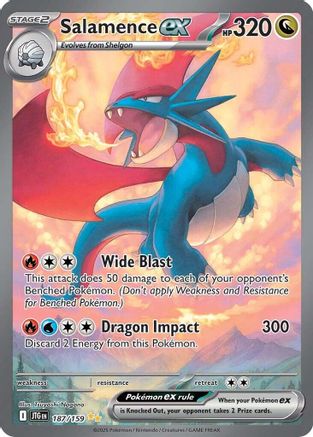 Salamence ex - 187/159  - Special Illustration Rare - Holofoil