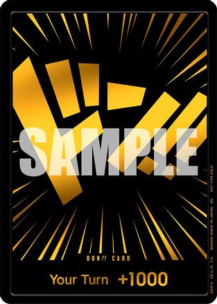 DON!! Card (Black and Gold) - One Piece Promotion Cards -  Promo