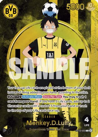 Monkey.D.Luffy (BVB x One Piece Campaign) (ST13-003)  -  Leader