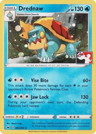 Drednaw - 061/202 (League Promo)  - Promo - Holofoil