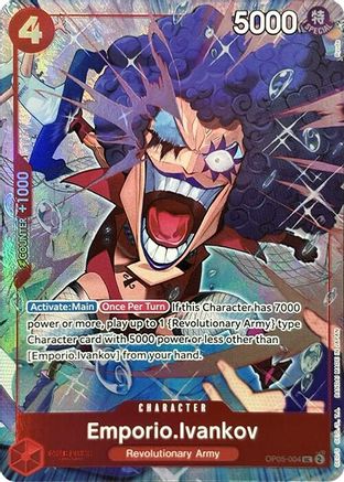 Emporio.Ivankov (Collection de cartes Premium -Best Selection Vol. 3-) (OP05-004) - Cartes Promotionnelles One Piece - Peu Commun