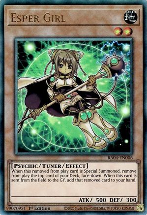 Esper Fille (Ultimate Rare) (RA04-FR006) - Quarter Century Stampede 1ère Édition