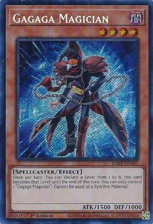 Magicien Gagaga (Secret Rare) (RA04-EN007) - Quarter Century Stampede 1ère Édition