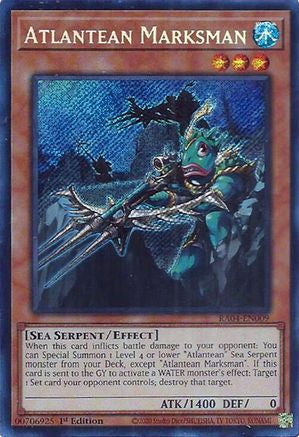 Archer Atlanteen (Secret Rare) (RA04-EN009) - La Ruée du Quart de Siècle 1re édition
