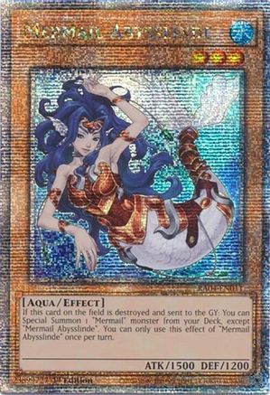 Mermail Abysslinde (Quarter Century Secret Rare) (RA04-EN011) - Quarter Century Stampede 1ère Édition