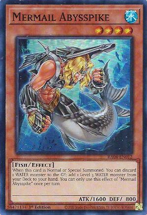 Mermail Abysspike (RA04-EN012) - Quarter Century Stampede 1re Édition