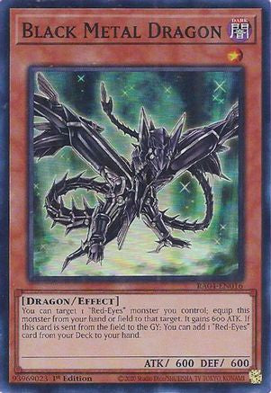 Dragon Noir Métal (RA04-FR016) - Stampede du Quart de Siècle 1re Édition