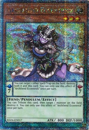 Archfiend Excentrique (Secret Rare « Un quart de siècle ») (RA04-FR017) - Ruée du quart de siècle