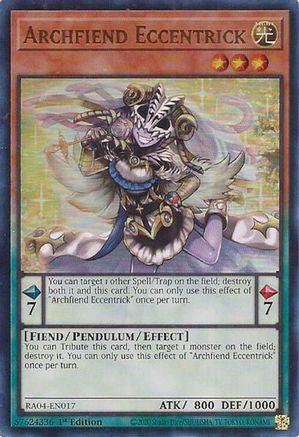Archfiend Eccentrick (UR) (RA04-EN017) - La Ruée du Quart de Siècle