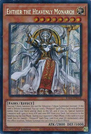 Ehther l'Impératrice du Ciel (Secrète Rare) (RA04-FR018) - Stampede du Quart de Siècle