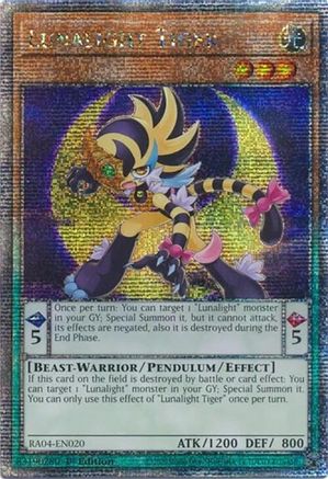 Tigresse Lunaire (Quarter Century Secret Rare) (RA04-FR020) - Quarter Century Stampede 1ère Édition