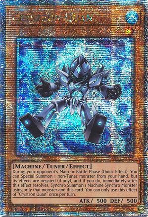Crystron Quandrix (Secret Rare du Quart de Siècle) (RA04-FR021) - Quarter Century Stampede 1ère Édition