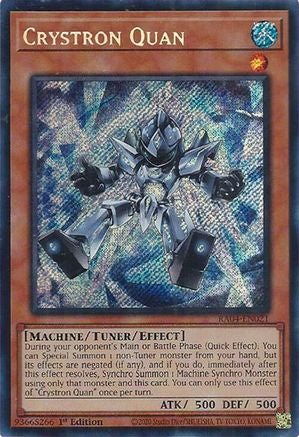 Crystron Quan (Secret Rare) (RA04-EN021) - Quarter Century Stampede 1ère Édition