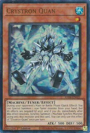 Crystron Quan (UR) (RA04-EN021) - Quarter Century Stampede 1ère édition