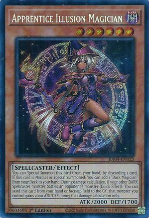 Magicien des Ténèbres apprenti (Secret Rare) (RA04-FR023) - Stampede du Quart de Siècle