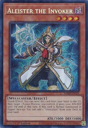 Aleister l'Invoker (Illustration alternative) (Secrète Rare) (RA04-EN024) - Quarter Century Stampede 1ère édition
