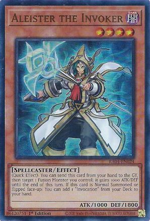 Aleister l'Invoker (Art Alternatif) (UR) (RA04-EN024) - Quarter Century Stampede 1ère Édition