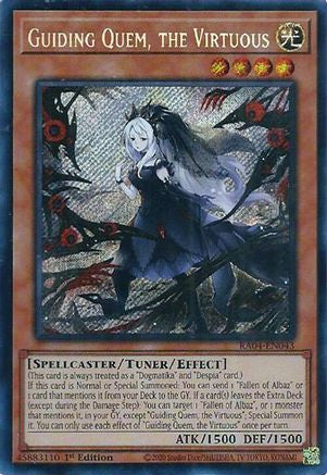 Guide-Quem, le vertueux (Secret Rare) (RA04-EN043) - Stampede du Quart de Siècle 1re édition