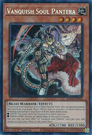 Vanquish Soul Pantera (Secrète Rare) (RA04-EN044) - Quarter Century Stampede 1ère Édition