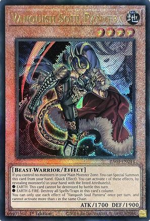 Vanquish Soul Panthère (Ultimate Rare) (RA04-EN044) - Quarter Century Stampede 1re Édition