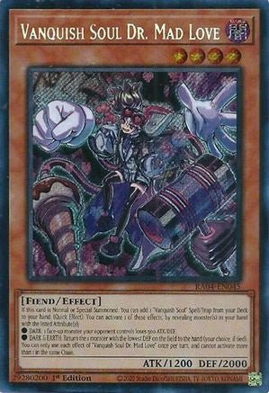 Vanquish Soul Dr. Mad Love (Secrète Rare) (RA04-EN045) - Quarter Century Stampede 1ère Édition