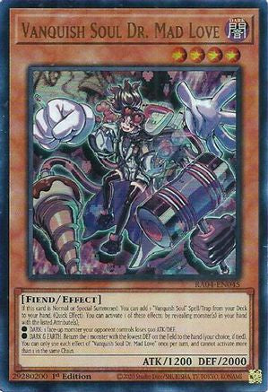 Vanquish Soul Dr. Mad Love (UR) (RA04-EN045) - Quarter Century Stampede 1ère édition