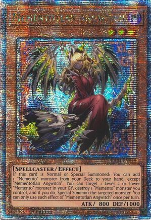 Mémentotlan Angwitch (Quarter Century Secret Rare) (RA04-EN048) - Quarter Century Stampede 1re Édition