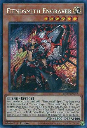 Gravefer à l'Épée (Secret Rare) (RA04-FR049) - Ruée du Quart de Siècle 1re Édition