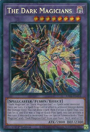 The Dark Magicians (Secret Rare) (RA04-EN054) - Quarter Century Stampede 1st Edition