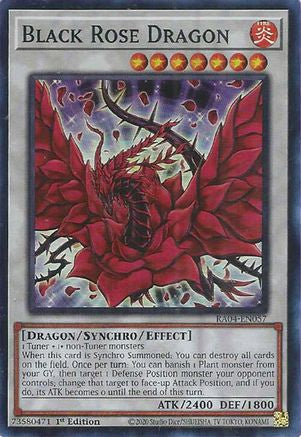 Dragon Rose Noire (RA04-FR057) - Ruée du Quart de Siècle 1re Édition