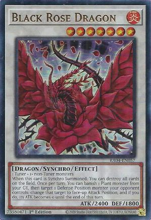 Dragon Rose Noire (UR) (RA04-FR057) - Ruée du Quart de Siècle 1re Édition