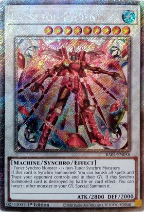 Phénix Crystron (Secrète Rare Platine) (RA04-FR058) - Quarter Century Stampede 1ère Édition