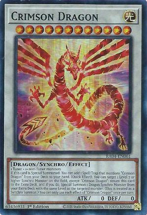 Dragon Cramoisi (carte) (RA04-FR061) - Quarter Century Stampede 1ère Édition