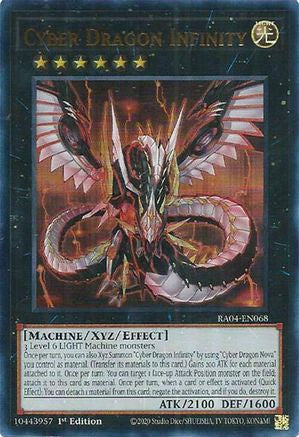 Dragon Cyber Infini (UR) (RA04-EN068) - Quarter Century Stampede 1ère Édition
