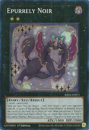 Epurrely Noir (RA04-EN071) - La Ruée du Quart de Siècle 1re édition