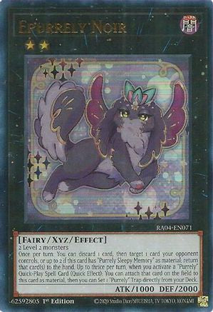 Epurrely Noir (UR) (RA04-EN071) - Quarter Century Stampede 1ère Édition