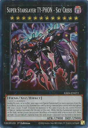 Super Starslayer TY-PHON - Sky Crisis (RA04-EN072) - Quarter Century Stampede 1st Edition