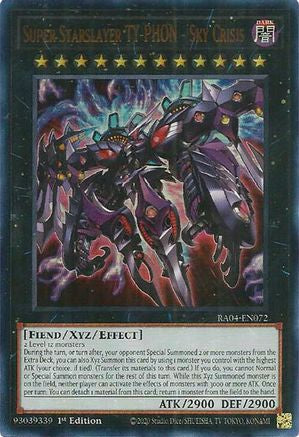 Super Starslayer TY-PHON - Sky Crisis (UR) (RA04-EN072) - Quarter Century Stampede 1re Édition
