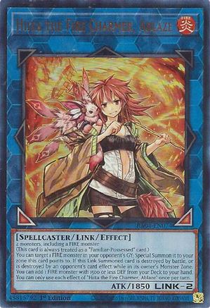 Hiita l'Enchanteresse du Feu, En Flammes (UR) (RA04-FR074) - Charge Héroïque - Quarter Century 1re Édition