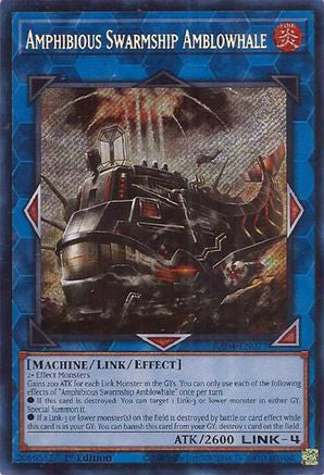 Amphibious Swarmship Amblowhale (Secret Rare) (RA04-FR077) - Quarter Century Stampede 1re Édition