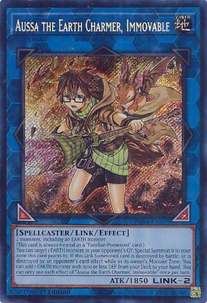 Aussa l'Enchanteresse de la Terre, Immobile (Secret Rare) (RA04-EN078) - Quarter Century Stampede 1re édition