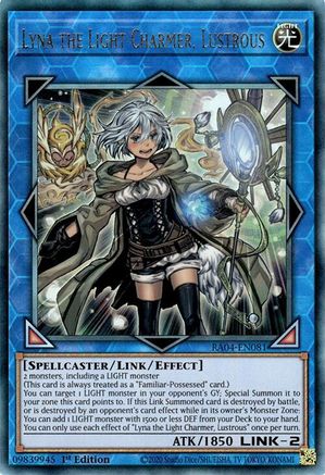 Lyna le Charmeur de Lumière, Brillante (Ultimate Rare) (RA04-FR081) - Quarter Century Stampede 1ère Édition