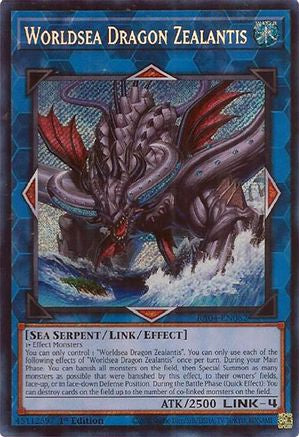 Dragon de la Mer du Monde Zealantis (Secrète Rare) (RA04-FR082) - Quarter Century Stampede 1re Édition