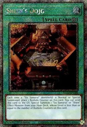 Dojo Shien (Secret Rare Platine) (RA04-EN088) - Ruée du Quart de Siècle 1ère Édition