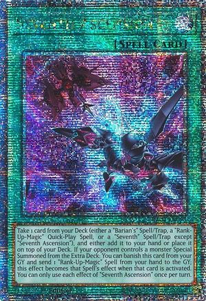 Septième Ascension (Secret Rare du Quart de Siècle) (RA04-EN098) - Piétinement du Quart de Siècle 1re édition